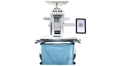 Multi-Functional 7-Inch Touch Screen Embroidery Machine | 360x260mm Embroidery Area | Cap & Flat Embroidery Compatible | Home Business & Starter