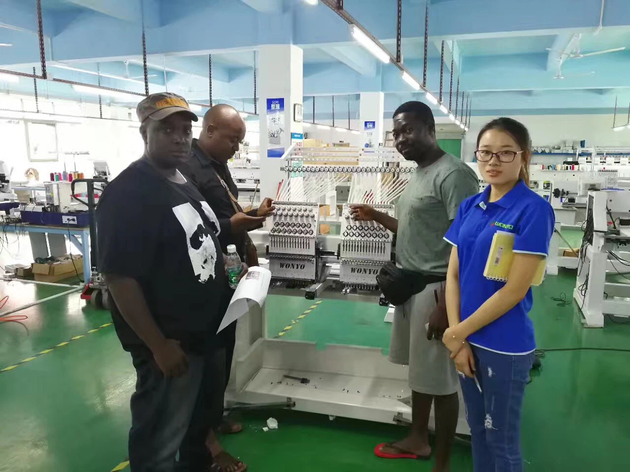 What may cause the main axis not turn for embroidery machine?