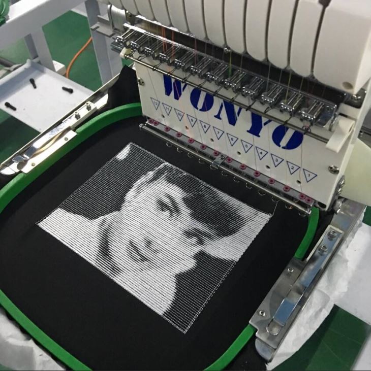 New Single Head Computerized Embroidery Machine For Cap T-Shirt Finished Garments Embroidery