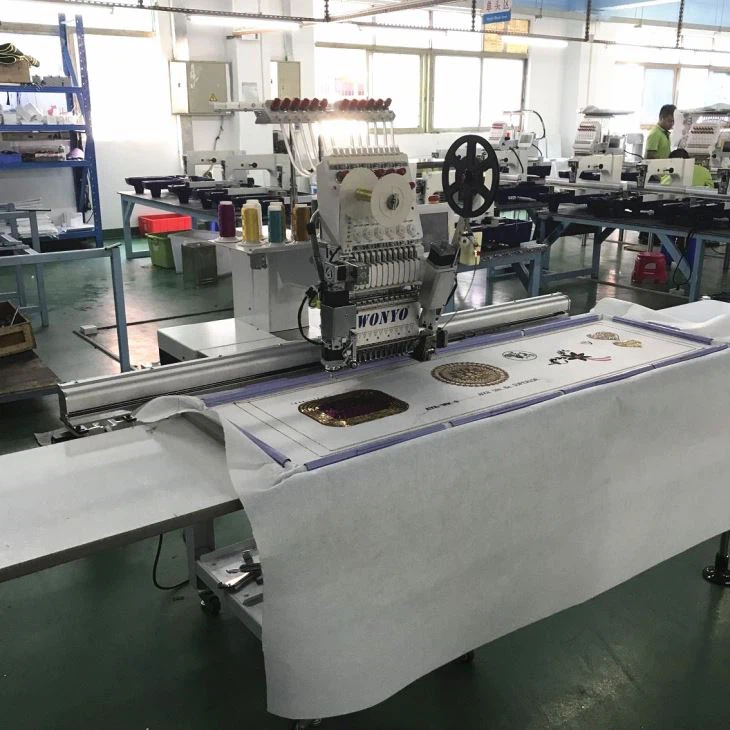 One Head Computer Flat Embroidery Machine One Head Computer Flat Embroidery Machine