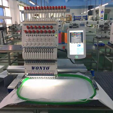 China Factory Cap And T-shirt Single Head Computerized Embroidery Machine