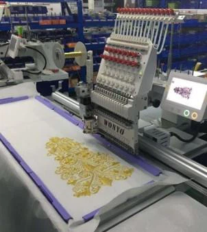Computerized Big Area One Head 15 Needles 360*1200 Mm Embroidery Machines