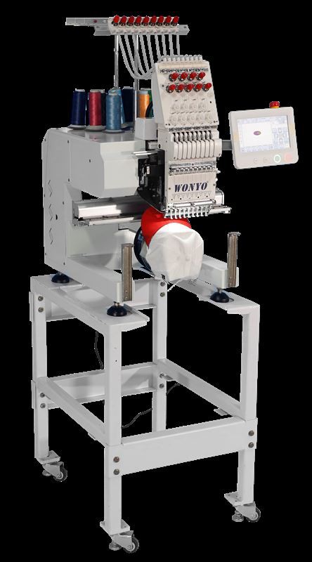 Easy Operate Automatic Single Head 9 Needles Embroidery Machine