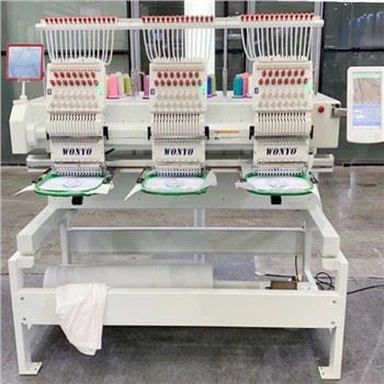 Wonyo 3 Head Laser Garment Embroidery Machine With Multi Needle From China