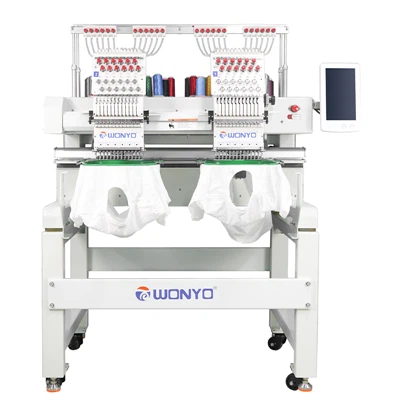 WONYO New Embroidery Machine 2 Head 9/12/15 Needles