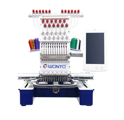 Wonyo Nova 12 Smart 12 Needles Computerized Embroidery Machine